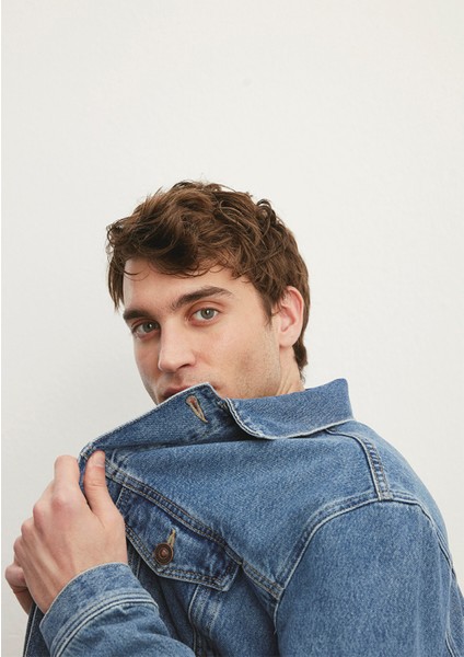 Drake 90lar Indigo Mavisi Jean Ceket 010143-28013