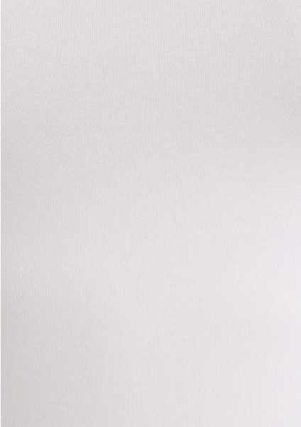 Lux Touch Beyaz Basic Modal Tişört 1600963-620