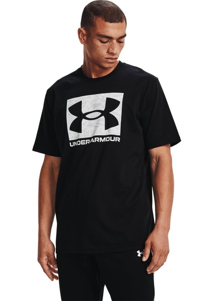 UA ABC CAMO BOXED LOGO SS Erkek T-Shirt