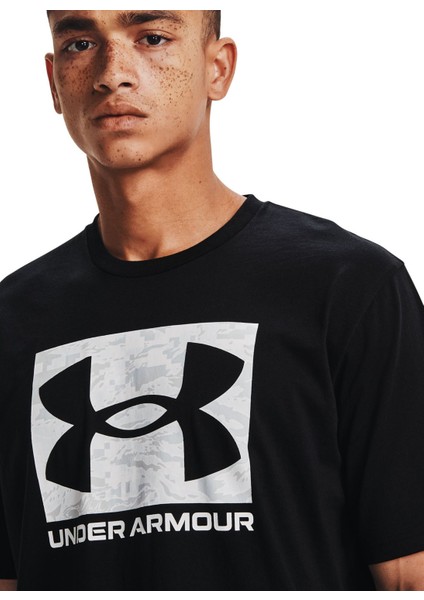 UA ABC CAMO BOXED LOGO SS Erkek T-Shirt fırsatları