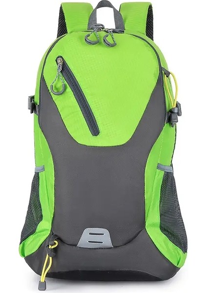 40L Büyük Kapasiteli Sıradan Sırt Çantası Erkekler/ Su Geçirmez Dizüstü Torba Yürüyüş Sporları Sırt Çantası Bisiklet Seyahat Çantası Okul Sırt Çantası Renk: Açık Yeşil (Yurt Dışından)