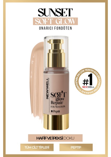 Sunset Soft Glow Repair Foundation Yumuşak Işıltılı Onarıcı Fondöten 30 ml