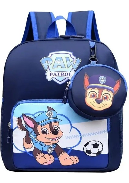 Paw Patrol Backpack Okul Çantası Büyük Kapasiteli Su Geçirmez Okul Çantası Karikatür Sevimli Okul Çantası Çocuk Hediyesi: A (Yurt Dışından)
