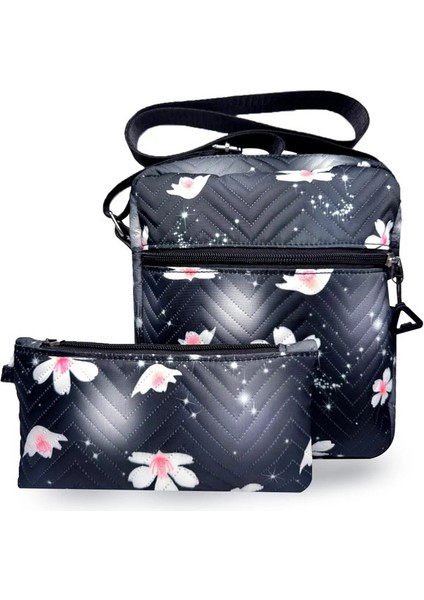 Lilo Stitch Büyük Kapasiteli Sırt Çantası Gündüz Çantası Hafif Okul Çantası Gündelik Seyahat Sırt Çantası Için Kızlar Kalem Öğle Yemeği Çanta: 2pcs Setleri B (Yurt Dışından)