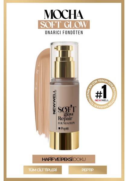 Mocha Soft Glow Repair Foundation Yumuşak Işıltılı Onarıcı Fondöten 30 ml