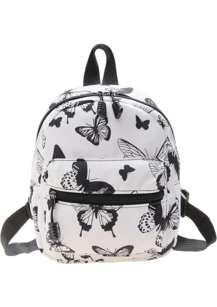 Şık Sevimli Kızlar Sırt Çantası Taşınabilir Mini Kadın Bayanlar Çocuk Okul Çantası Için Omuz Çantası Tuval Şeyler Çiçek Baskılar: Süt Inek Için (Yurt Dışından)