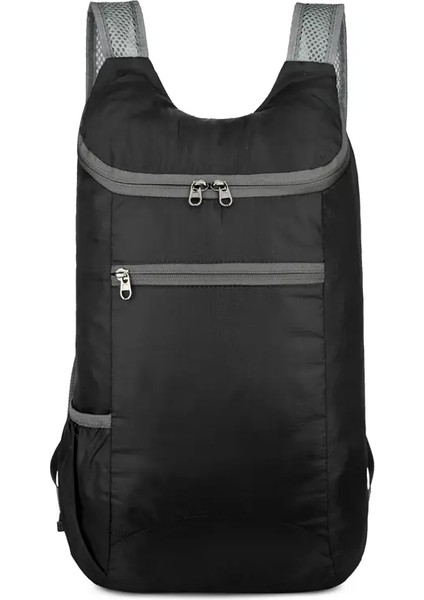 Katlanabilir Su Geçirmez Gözyaşına Dalı Hafif Seyahat Sırt Çantası Büyük Kapasiteli Hafta Sonları Için Açık Yürüyüş Spor Çantası Seyahat Saccolor: Siyah (Yurt Dışından)