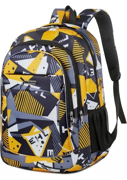 Hem Erkekler Hem De Için Sırt Çantası, 16 Inç Dizüstü Bilgisayarlar, Büyük Kapasiteli Seyahat Çantaları, Iş Için Çok Yönlü ve Schooi Renk: Sarı (Yurt Dışından)