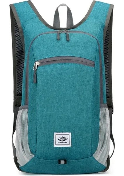 20L Taşınabilir Katlanabilir Sırt Çantası Erkekler Kadınlar Ultralight Sıradan Katlanır Çantalar Açık Tırmanış Bisiklet Yürüyüş Kılavuz Çalguk Seyahat Day Renk Renk: Yeşil (Yurt Dışından)