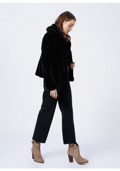 New Sophy Regular Fit Cepli Suni Kürk Mont Bayan Mont W0BL0NWDCH0 Jblk fiyatları