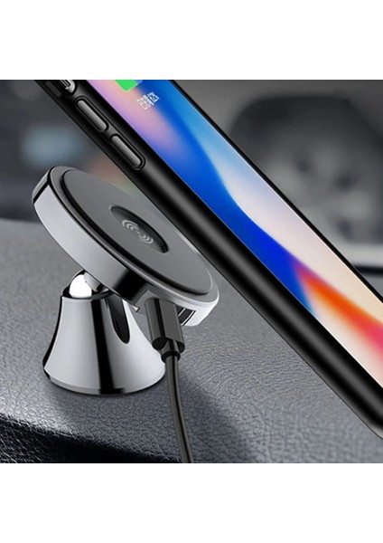 Ally F608 Wireless Şarj 360 Derece Donerli Araç Telefon TUTUCU-(5775) - EMY6429-5616 fiyatları