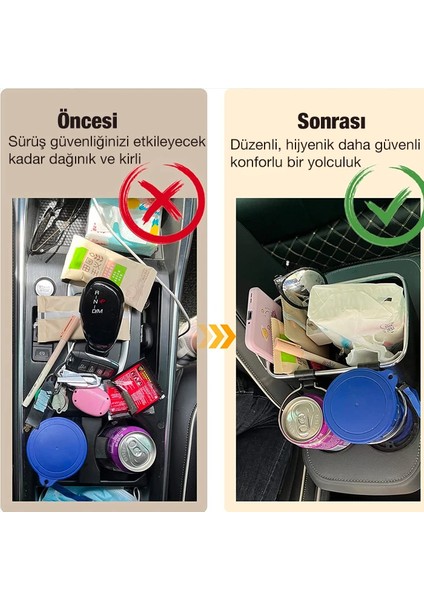 Ally Araç Araba Kol Dayama Bölmesi Konsol Çok Amaçlı ORGANIZATÖR-(5775) - EMY7873-2084
