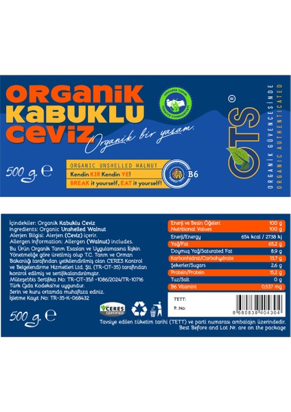 Kabuklu Ceviz 500 g. modelleri