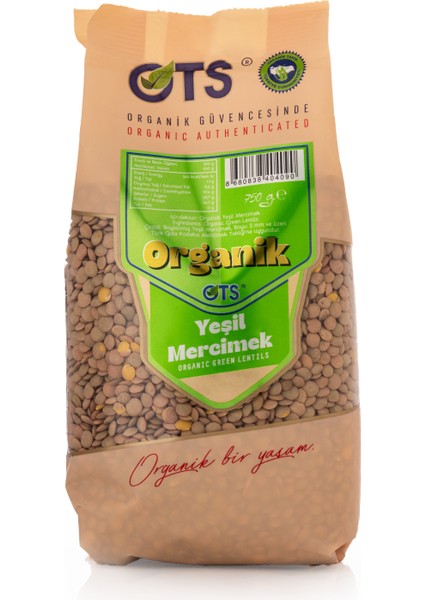 Yeşil Mercimek 750 g.