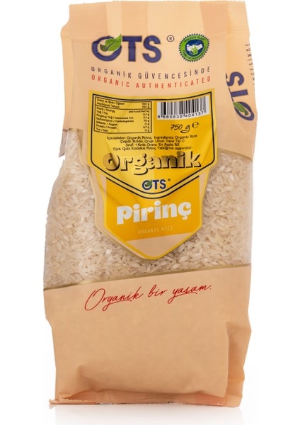 Organik Pirinç 750 Gr
