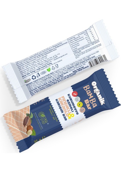 Organik Bamba Bar Yulaflı 30 gr (Şeker Gluten Içermez) modelleri
