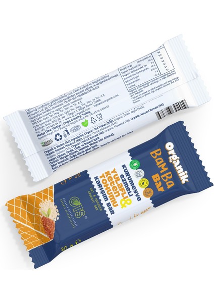 Organik Bamba Bar Yulaflı 30 gr (Şeker Gluten Içermez) indirimleri