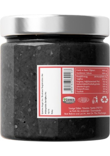 Siyah Zeytin Ezmesi Sade fiyatları