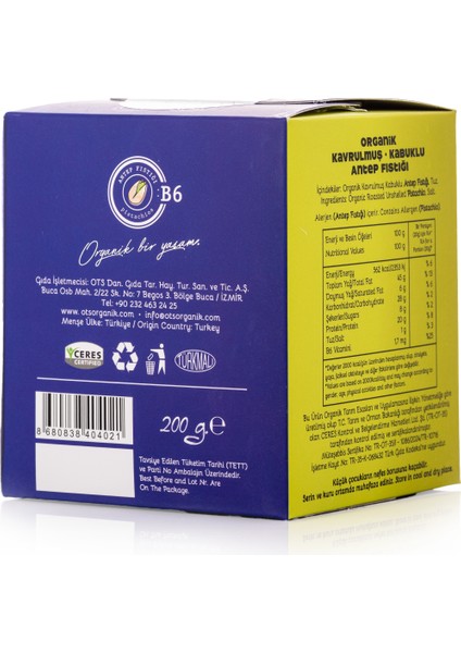 Organik Antep Fıstığı 200 Gr modelleri