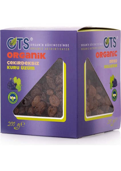 Organik Kuru Üzüm 200 Gr