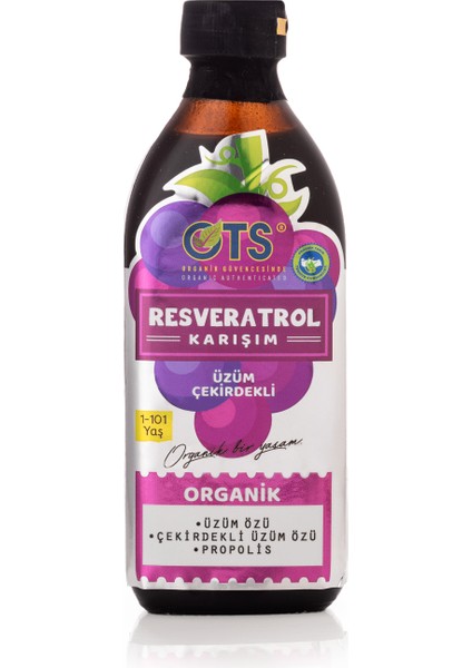 Resveratol Karışım Üzüm Çekirdekli Takviye Edici Gıda