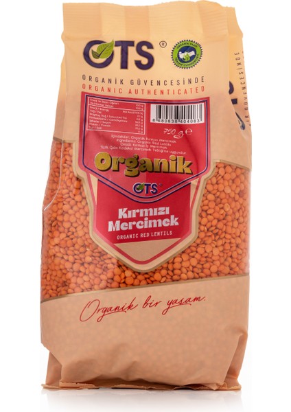 Kırmızı Mercimek 750 g.