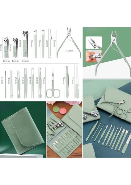 Kendiliğininden Çantalı Seyahat Tipi 16 Parça Manikür Pedikür Seti (4767) - EMY2519-2119