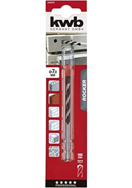 7 mm Rocker Beton Matkap Uç, Dayanıklı ve Yüksek Performanslı 1116818 modelleri