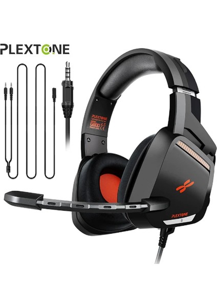 Plextone G800 3.5mm Teleskopik Kablolu Gaming Oyuncu KULAKLIĞI-(5775) - EMY3630-8186