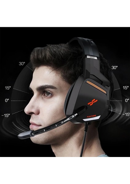 Plextone G800 3.5mm Teleskopik Kablolu Gaming Oyuncu KULAKLIĞI-(5775) - EMY3630-8186