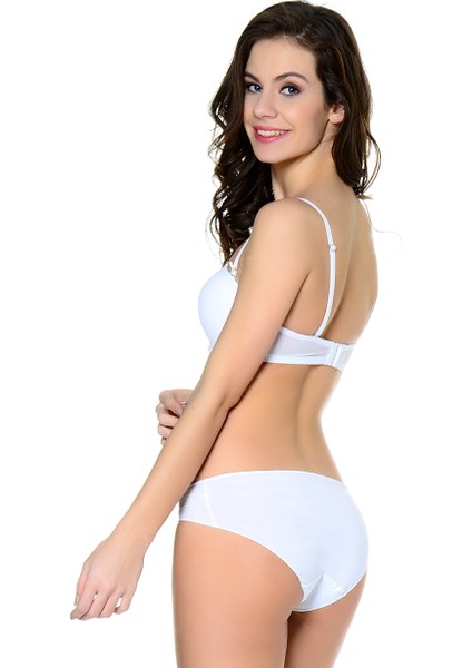 1574 BAYAN ESSENTİAL 3 LÜ BEYAZ SLİP KÜLOT modelleri