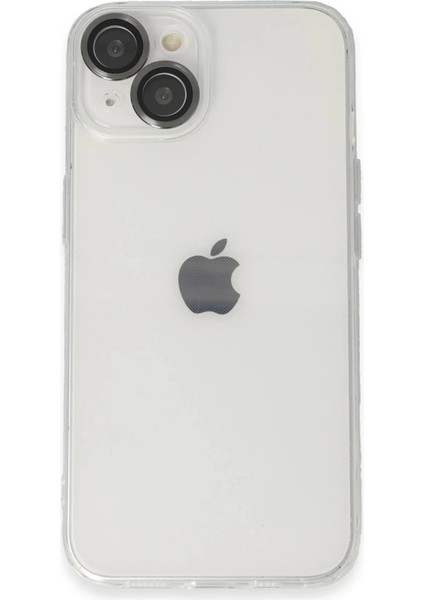 Newface iPhone 14 Kılıf Luko Lens Silikon - Siyah
