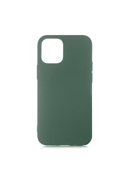iPhone 12 Kılıf Kılıf İçi Kadifeli Esnek Kadifon Lansman Premium Silikon Case Cover