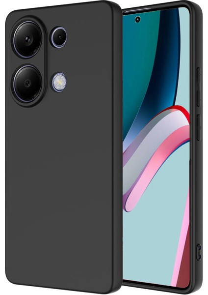 Redmi Note 13 Pro 4G Kılıf Kılıf İçi Kadifeli Esnek Kadifon Lansman Premium Silikon Case Cover