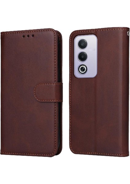 Oppo A80 5g Flip Kapak Için Flip Case Hassas Kesikler Manyetik Kapatma (Yurt Dışından)