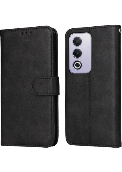 Oppo A80 5g Flip Kapak Için Flip Case Hassas Kesikler Manyetik Kapatma (Yurt Dışından)