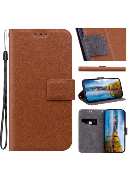 Toka Kickstand Pu Deri Saf Renk ile Realme C75 4g Için Flip Case (Yurt Dışından) fiyatları