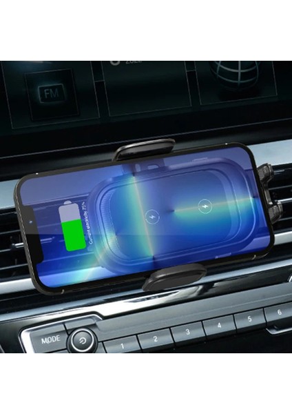 Ally CW30 15W Hızlı Şarjlı Otomatik Araç Içi Havalandırma Telefon Tutucu-(57 - EMY4265-9638 fiyatları