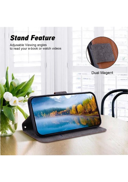 Toka Kickstand Pu Deri Saf Renk ile Realme C75 4g Için Flip Case (Yurt Dışından) indirimleri