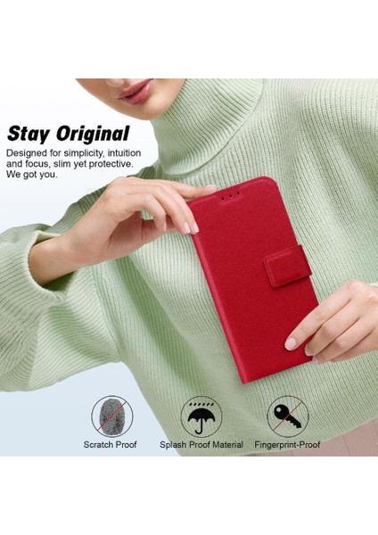 Toka Kickstand Pu Deri Saf Renk ile Realme C75 4g Için Flip Case (Yurt Dışından) modelleri