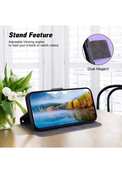 Toka Kickstand Pu Deri Saf Renk ile Realme C75 4g Için Flip Case (Yurt Dışından) modelleri