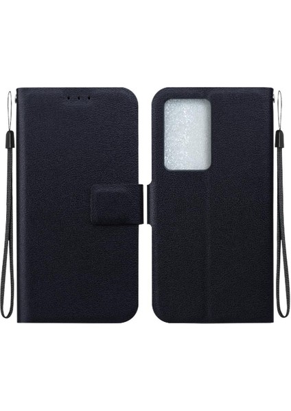 Toka Kickstand Pu Deri Saf Renk ile Realme C75 4g Için Flip Case (Yurt Dışından)