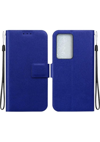 Toka Kickstand Pu Deri Saf Renk ile Realme C75 4g Için Flip Case (Yurt Dışından)