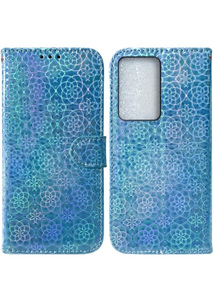 Realme C75 4g Kart Yuvası Cüzdan Kılıf Için Flip Case Glitter Renkli Standı (Yurt Dışından)