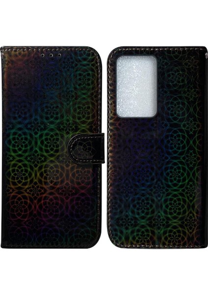 Realme C75 4g Kart Yuvası Cüzdan Kılıf Için Flip Case Glitter Renkli Standı (Yurt Dışından)