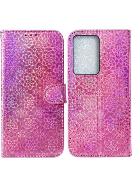 Realme C75 4g Kart Yuvası Cüzdan Kılıf Için Flip Case Glitter Renkli Standı (Yurt Dışından)