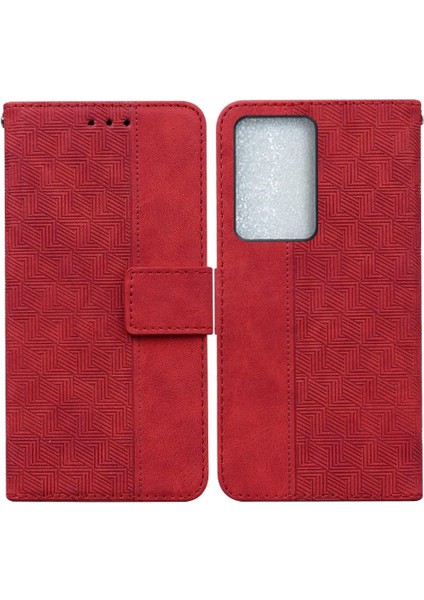 Realme C75 4g Kickstand Özelliği Için Flip Case Geometrik Kabartmalı Prim (Yurt Dışından) indirimleri