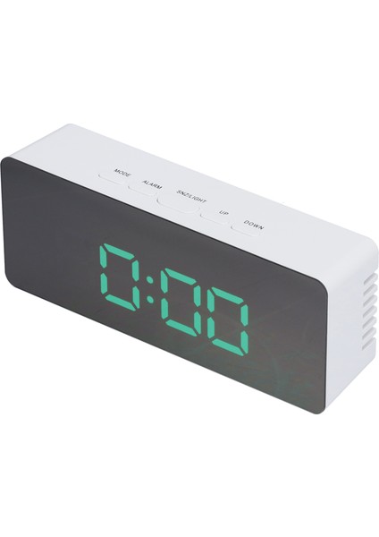 Led Aynalı Çalar Saat Dijital Saat Erteleme Modlu Yatak Odası Oturma Odası Ev Ofis Dekoru Beyaz Kabuk (Ts-S69-G) (Yurt Dışından) indirimleri