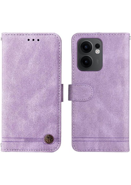 Oppo Reno 13F Deri Koruyucu Kapak Kart Yuvası Tutucular Için Kılıf (Yurt Dışından)