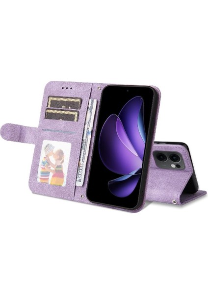 Oppo Reno 13F Deri Koruyucu Kapak Kart Yuvası Tutucular Için Kılıf (Yurt Dışından) modelleri